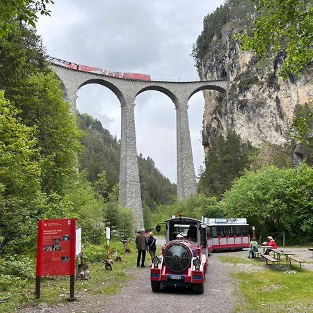 Апартаменты Haus Albula Alvaneu Экстерьер фото